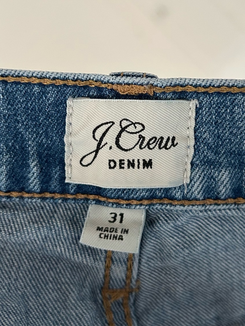 J. Crew High Rise Jean Short 31 - Picture 5 of 7